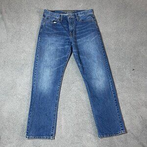 American Eagle Outfitters Relaxed Straight Fit Jeans Blue Denim Men's 33x31